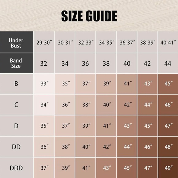 Baetty Lace Bra Full Coverage Wireless Bras 36C - Picture 8 of 8